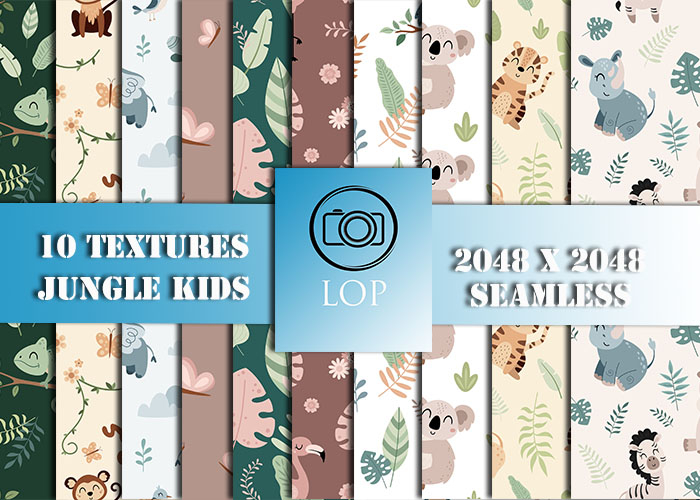 TEXTURE JUNGLE KIDS (ADD)