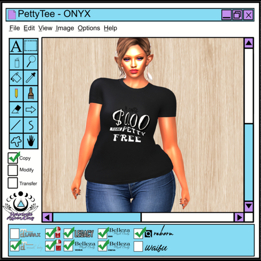 [HA]  Petty  Tee - ONYX - 