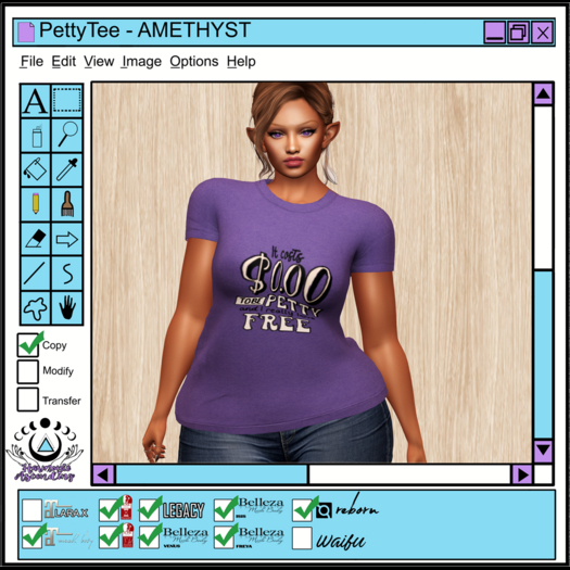 [HA]  Petty Tee - AMETHYST- 