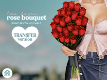 hive // two dozen rose bouquet . red . transfer