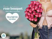 hive // two dozen rose bouquet . pink . transfer
