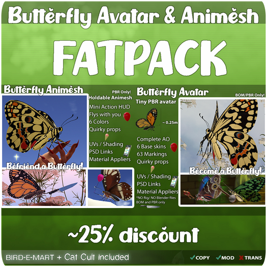 [BRDMRT+CCI.] Butterfly FATPACK