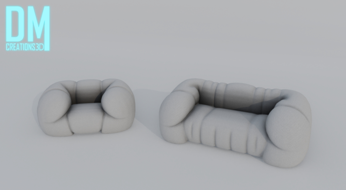 Set Sofa A01 Full Perm Mesh