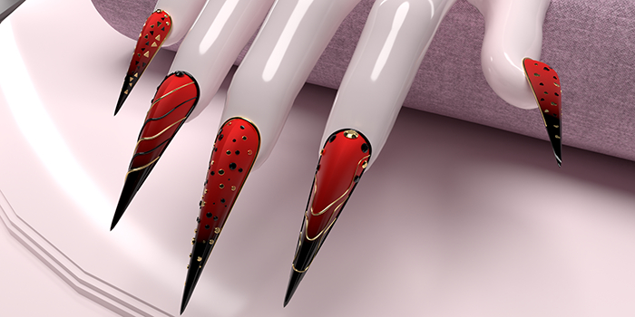 -Vixen- Mina Nails Red eBody 