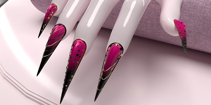 -Vixen- Mina Nails Rose eBody