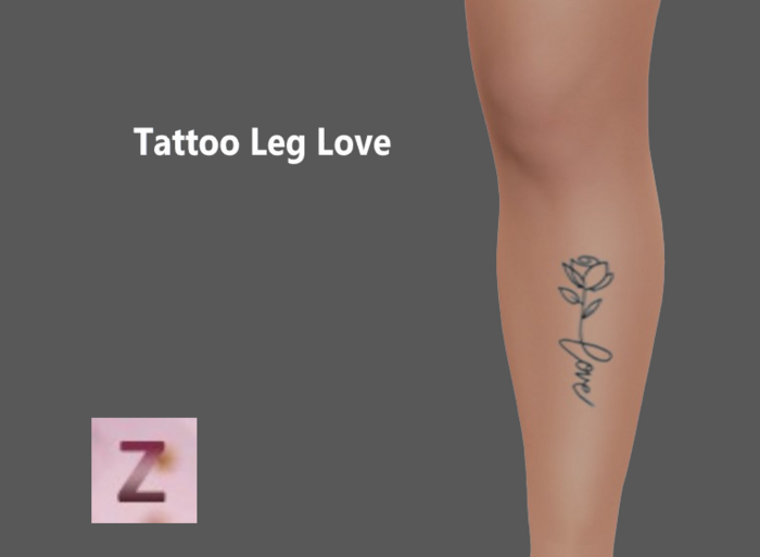 Tattoo Leg Love
