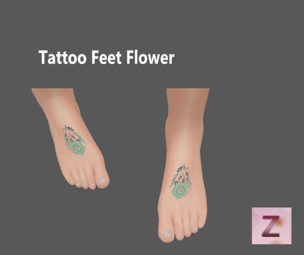 Tattoo Feet Flower