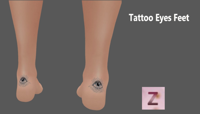 Tattoo Eyes Feet