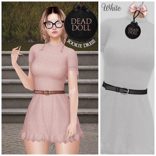 DEAD DOLL - Sookie Dress - White