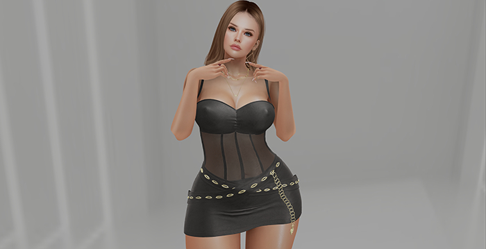 BACANAL-LUCIA DRESS-NEGRO