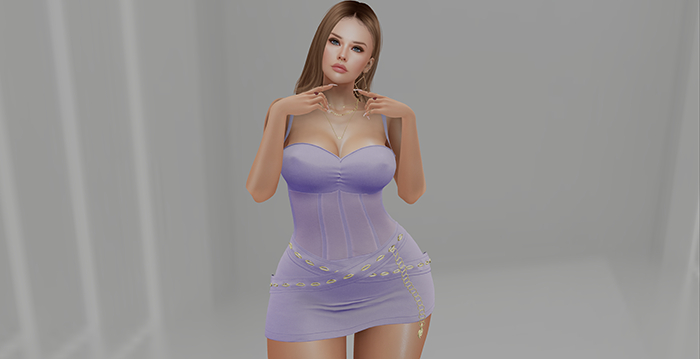 BACANAL-LUCIA DRESS-LILA