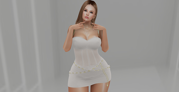 BACANAL-LUCIA DRESS-BLANCO