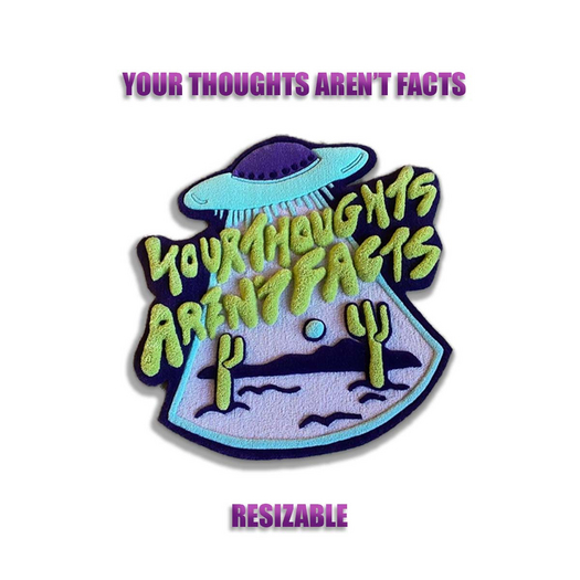 V. Your Thoughts Arent Facts Rug & Wall Decor