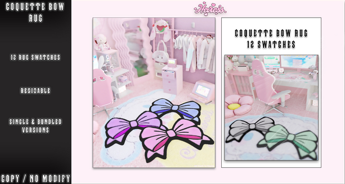 Heiress. Coquette Rug Pack