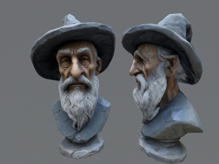 Wizard Bust FULL PERM