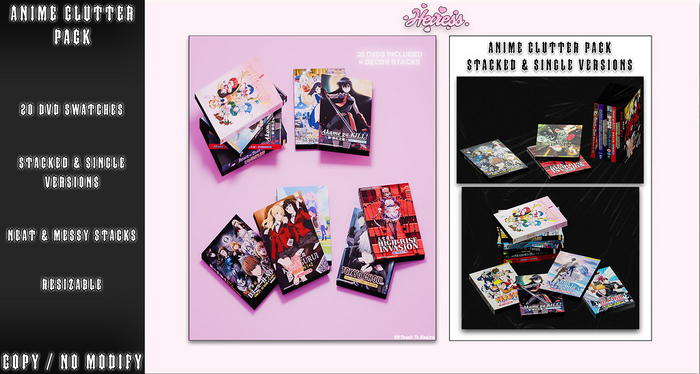 Heiress. Anime Clutter Pack