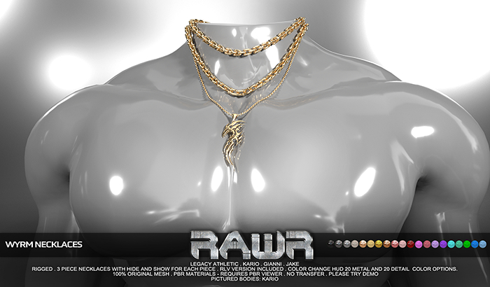RAWR! Wyrm Necklaces DEMO (add me)