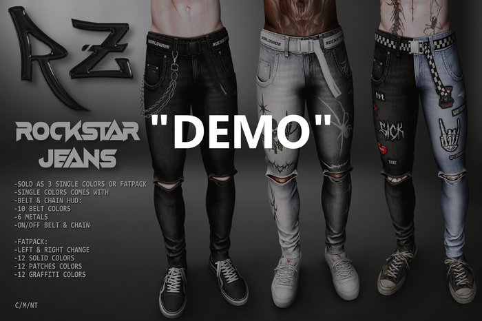 RZ. DEMO Rockstar Jeans
