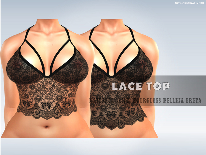 iS Lace Top BLACK