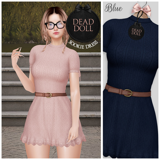 DEAD DOLL - Sookie Dress - Blue