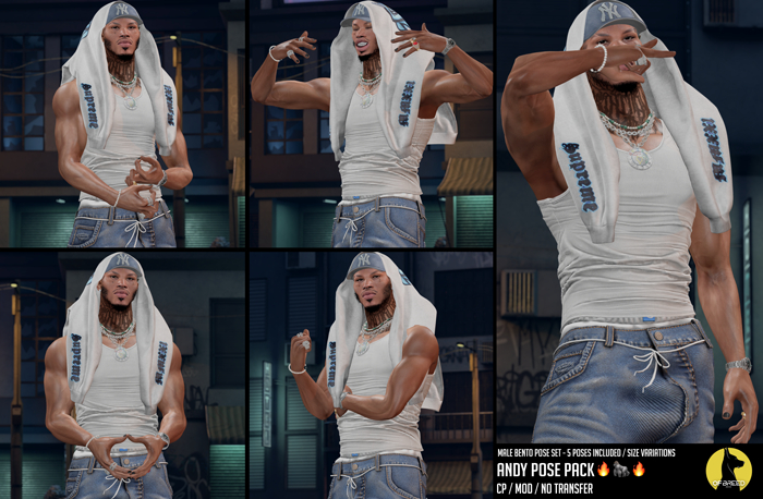 Of Breed: Andy Pose Pack ~ Bento for Pics