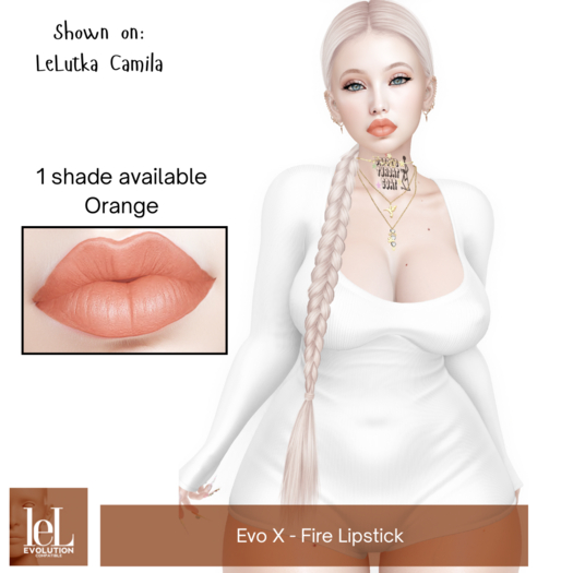 {Fire} - Fire Lipstick [Orange]