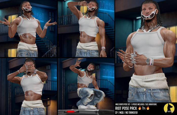 Of Breed: Riot Pose Pack ~ Bento for Pics