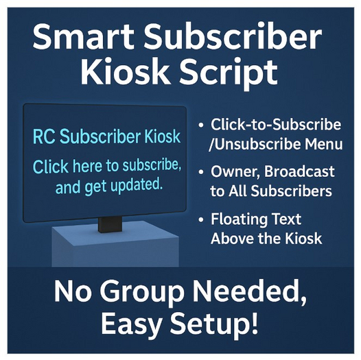 Smart Subscriber Kiosk Script – Easy Click-to-Subscribe System with Broadcast Messaging