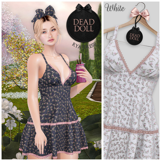 DEAD DOLL - Rya Dress (N) - White