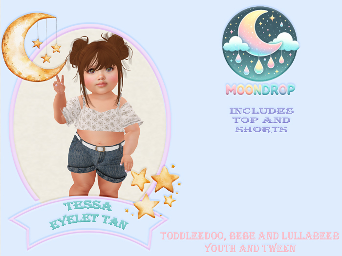 Moondrop~Tessa Eyelet Tan