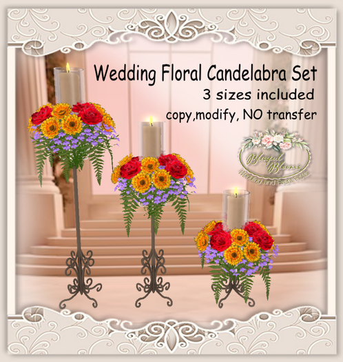 BB..Wedding Candelabra Set - Autumn  *