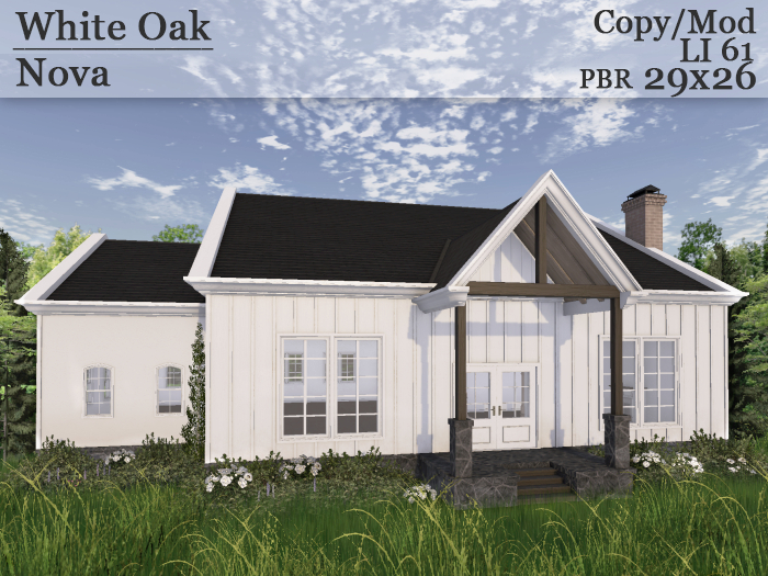 White Oak - Mesh House Nova