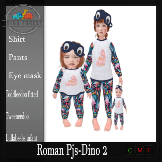 Dino Forest-Roman pjs-Dino 2 -unpacker