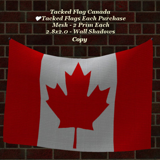 Tacked Flag Canada1