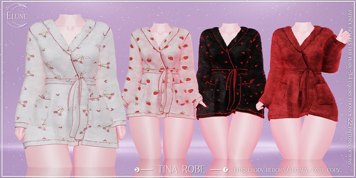 Elune. Tina Robe - pack 1