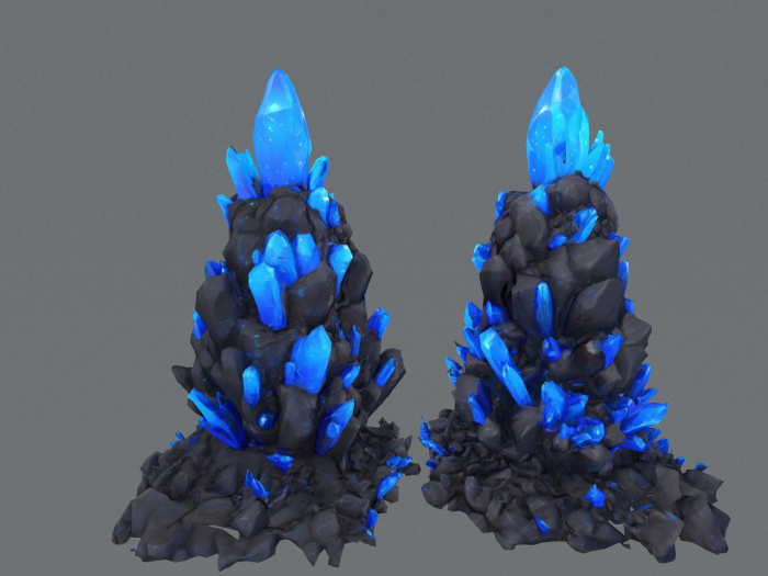 Tall Ore Crystal Cluster FULL PERM