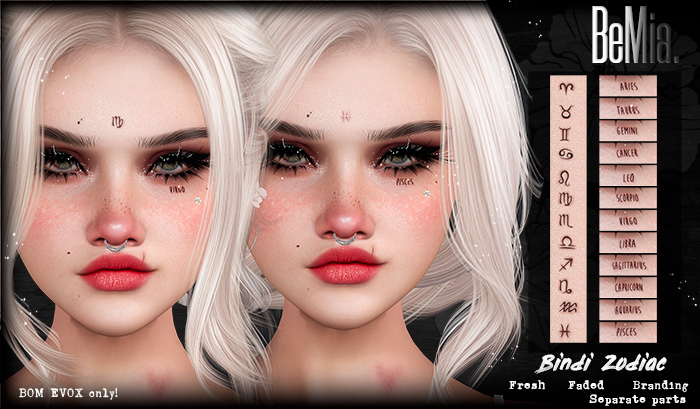 BeMia. Bindi Zodiac - (Add)