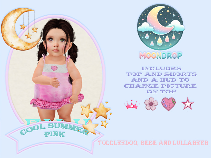~MoonDrop~Cool Summer Pink