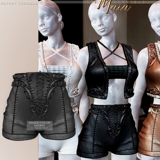 .ET. Maia Shorts (Add me) Black