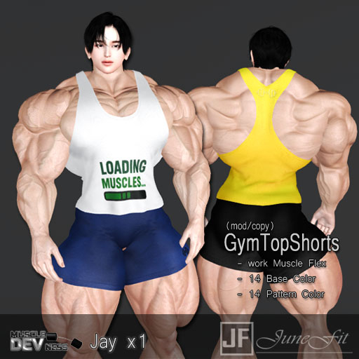 [JuneFit] Jay_GymTopShorts_x1