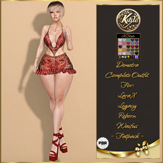 [K-Style] DEMETRA COMPLETE OUTFIT - FATPACK #2