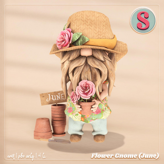 Sass (Flower Gnome Collection) June