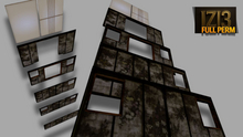 Japanese Mesh Wall Set - Full Perm (7-Piece Set)