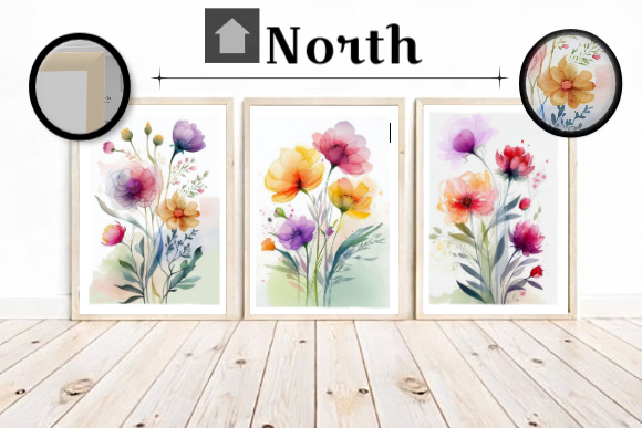 {North}Watercolour Flower Wildflower