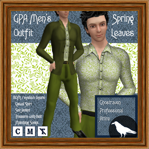 GPA Men's Outfit BOM - Spring Leaves Print