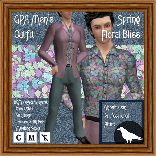 GPA Men's Outfit BOM - Spring Floral Bliss Print