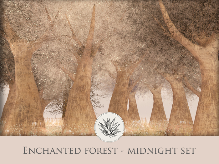 FINCA - Enchanted Forest trees Midnight set