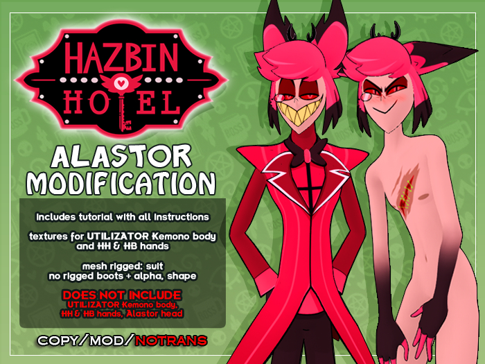 Hazbin Hotel - Alastor modification