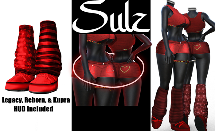 sulz// egirl bootsie red