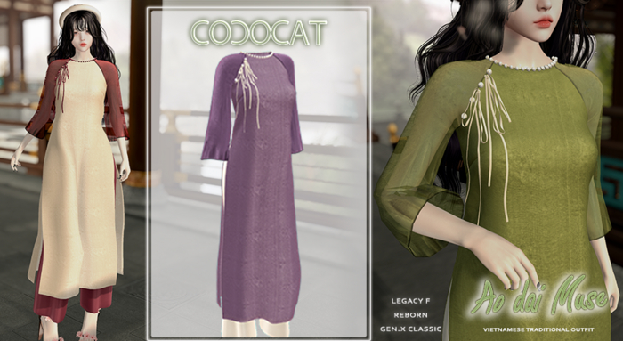 .cococat. Aodai Muse - Taro